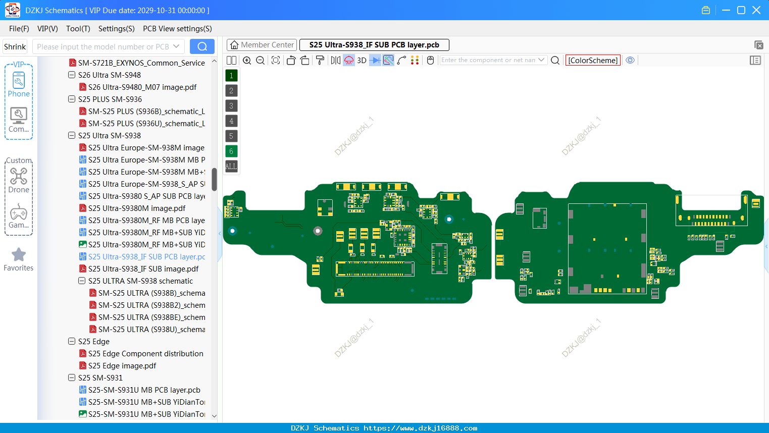 Samsung S25 Ultra-S938_IF SUB PCB Layer